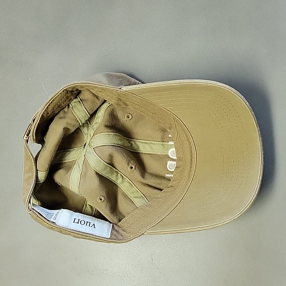 Vuori Baseball Cap Tan Logo Embroidered - Picture 7 of 8